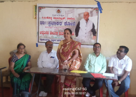 Dr. Prabhakar Kore sir Birthday celebration in  GNANAJYOTI BLIND CHILDREN SCHOOL HAVERI 