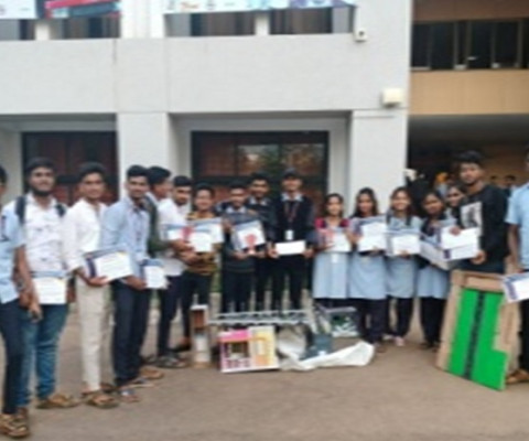 Won 1st prize for State level PROJECT EXHIBITON held at C.I. Munavalli Polytechnic Hubli.